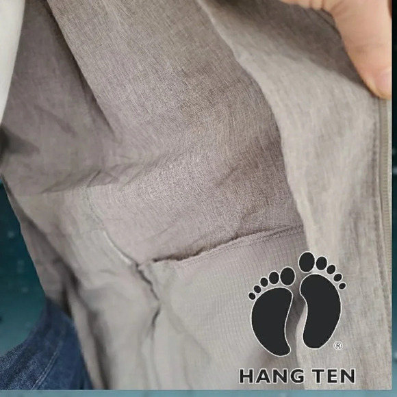 Hang Ten | Water Repellant Hybrid Jacket | Gray | NWT - Picture 4 of 6